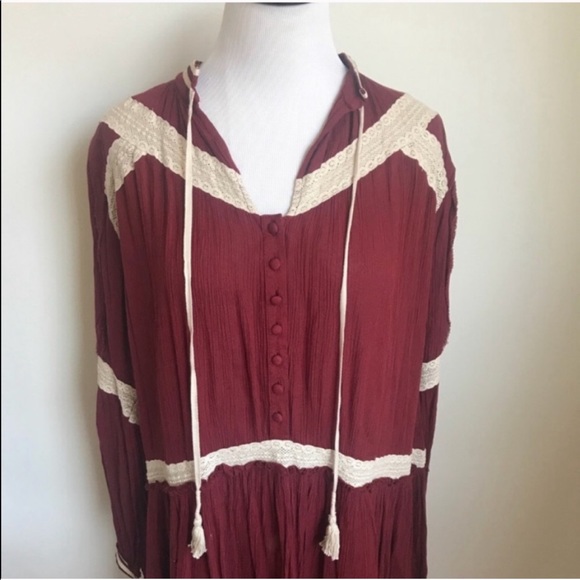 Free People Red Dress. - Picture 3 of 8